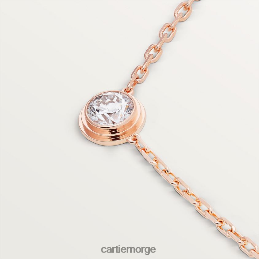 smykker Cartier d'amour halskjede, stor modell Rose gull F4466N497