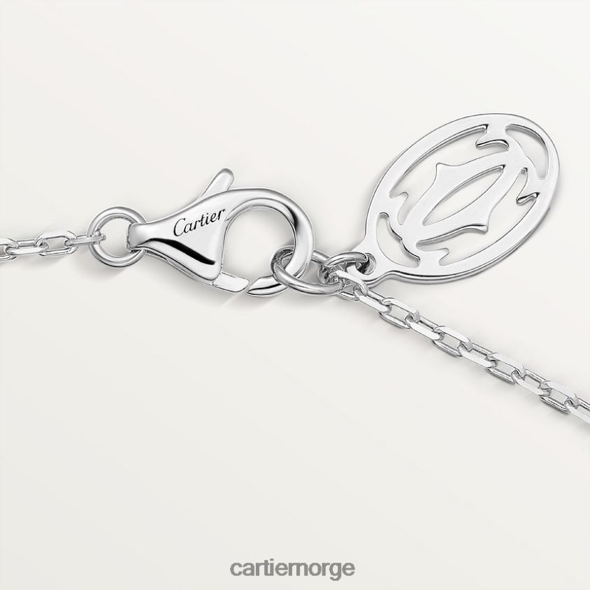 smykker Cartier d'amour halskjede, stor modell hvitt gull F4466N498