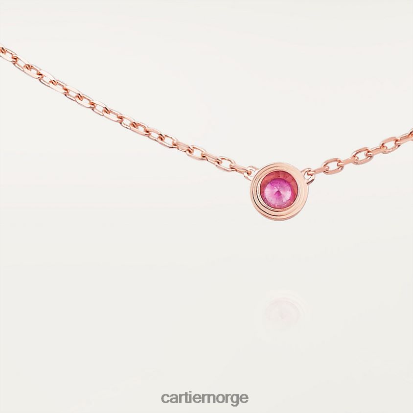 smykker Cartier d'amour kjede Rose gull F4466N492