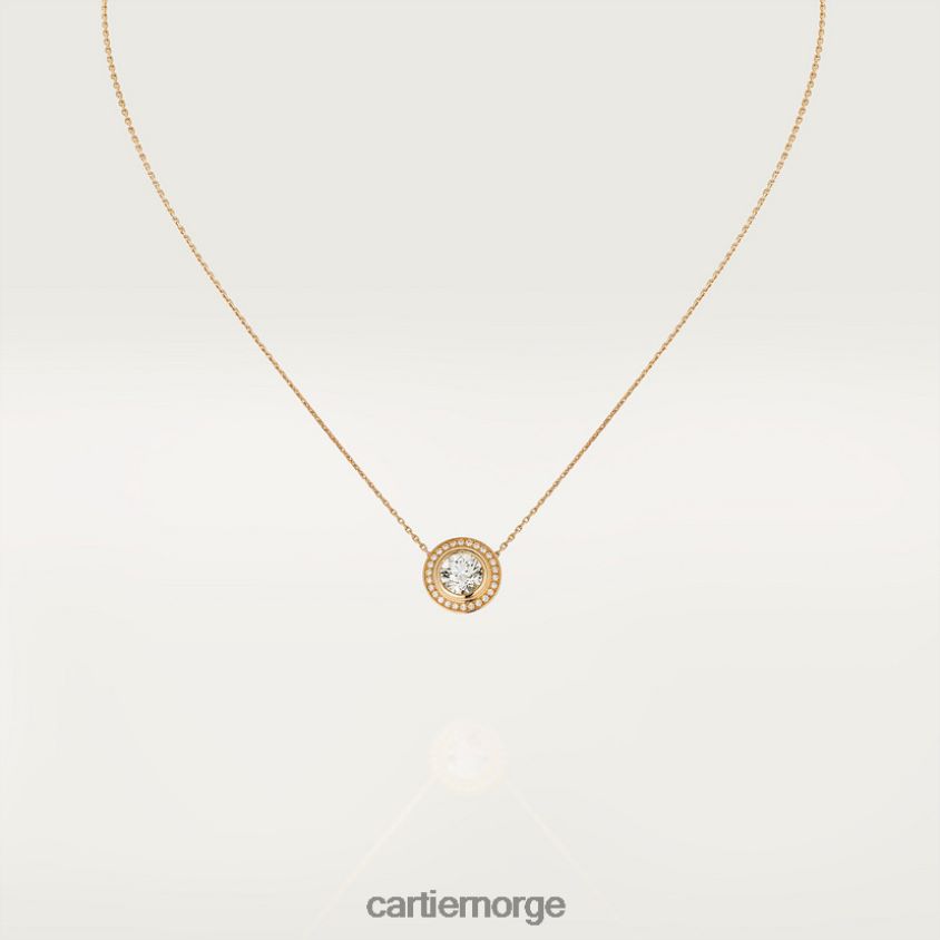 smykker Cartier d'amour kjede stilig F4466N550