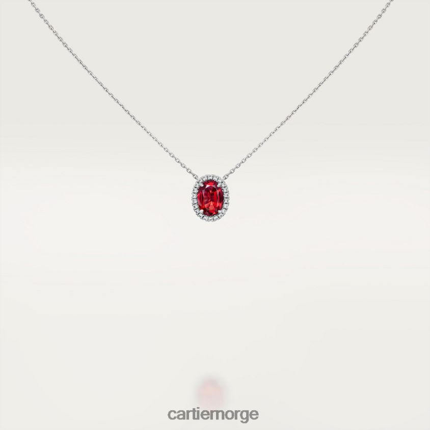 smykker Cartier destinee halskjede med farget stein stilig F4466N520