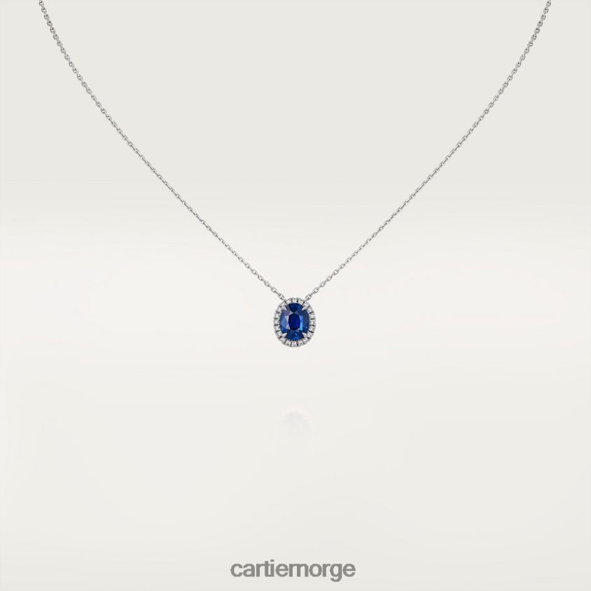 smykker Cartier destinee halskjede med farget stein stilig F4466N547