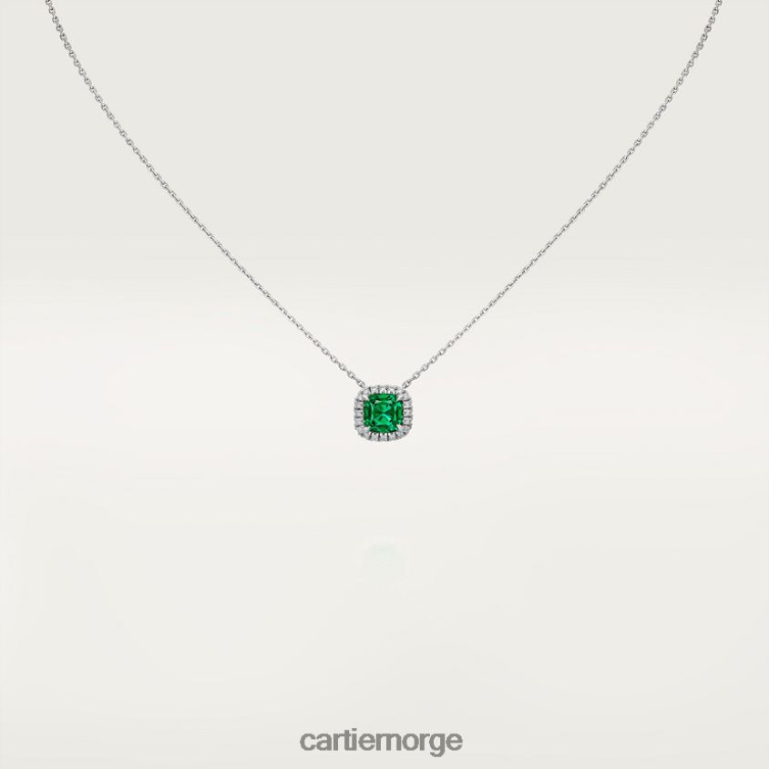 smykker Cartier destinee halskjede med farget stein stilig F4466N552