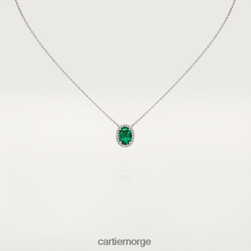 smykker Cartier destinee halskjede med farget stein stilig F4466N553