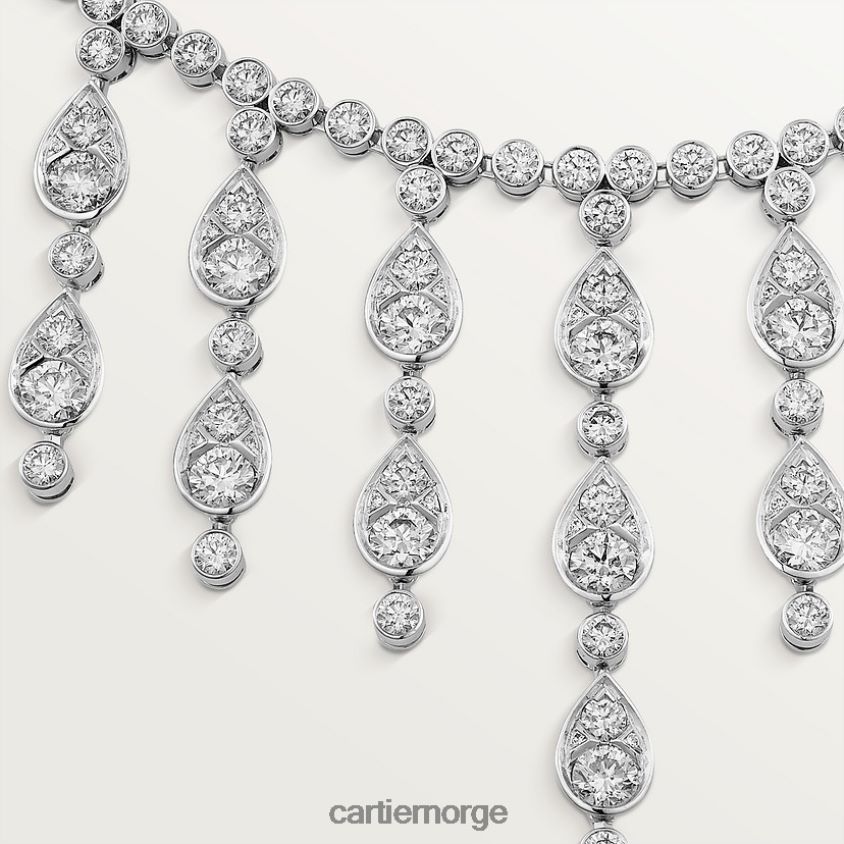 smykker Cartier diamant samling halskjeder stilig F4466N572
