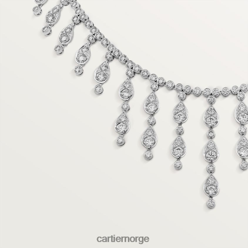 smykker Cartier diamant samling halskjeder stilig F4466N572