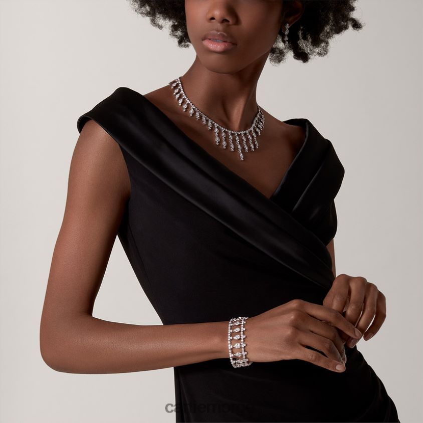 smykker Cartier diamant samling halskjeder stilig F4466N572