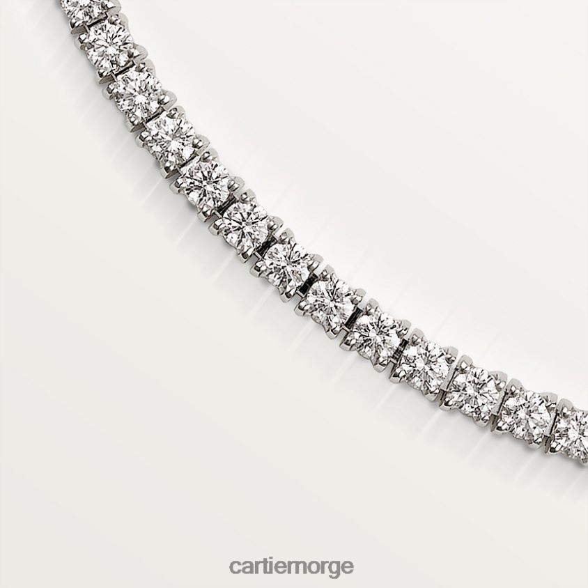 smykker Cartier essensielle linjer halskjede hvitt gull F4466N526