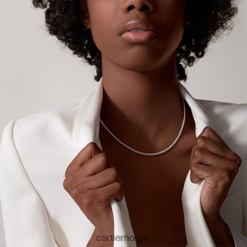 smykker Cartier essensielle linjer halskjede hvitt gull F4466N526