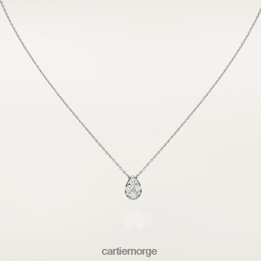 smykker Cartier etincelle kjede hvitt gull F4466N500