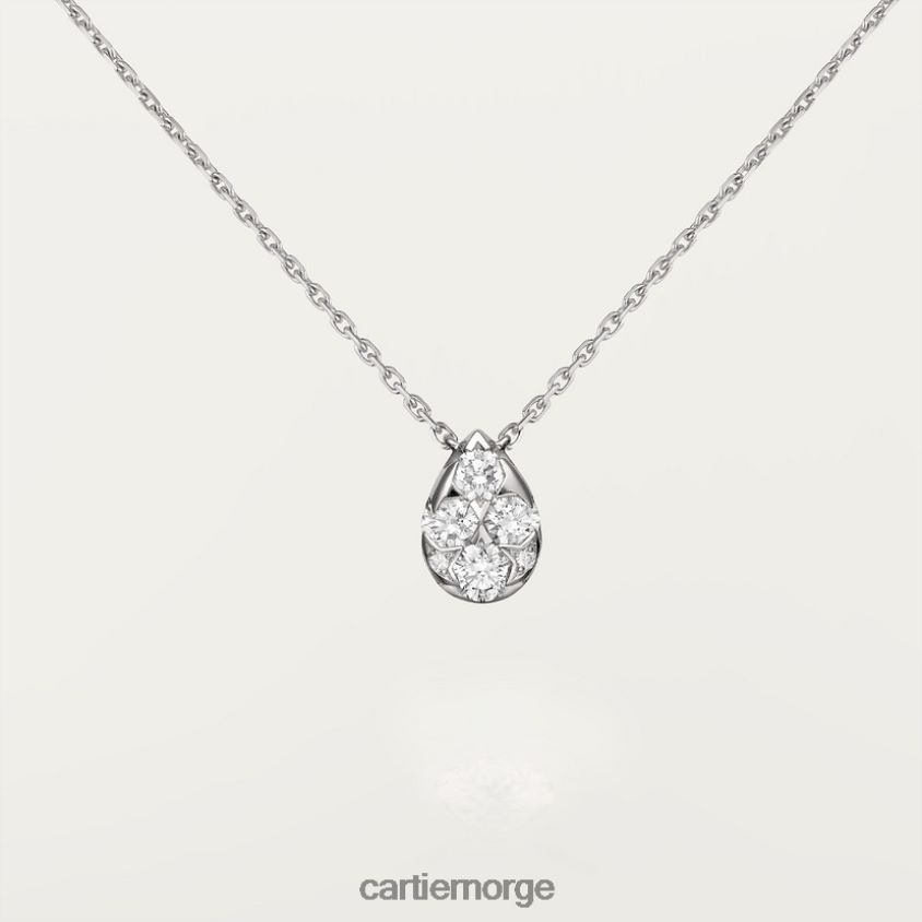 smykker Cartier etincelle kjede hvitt gull F4466N500