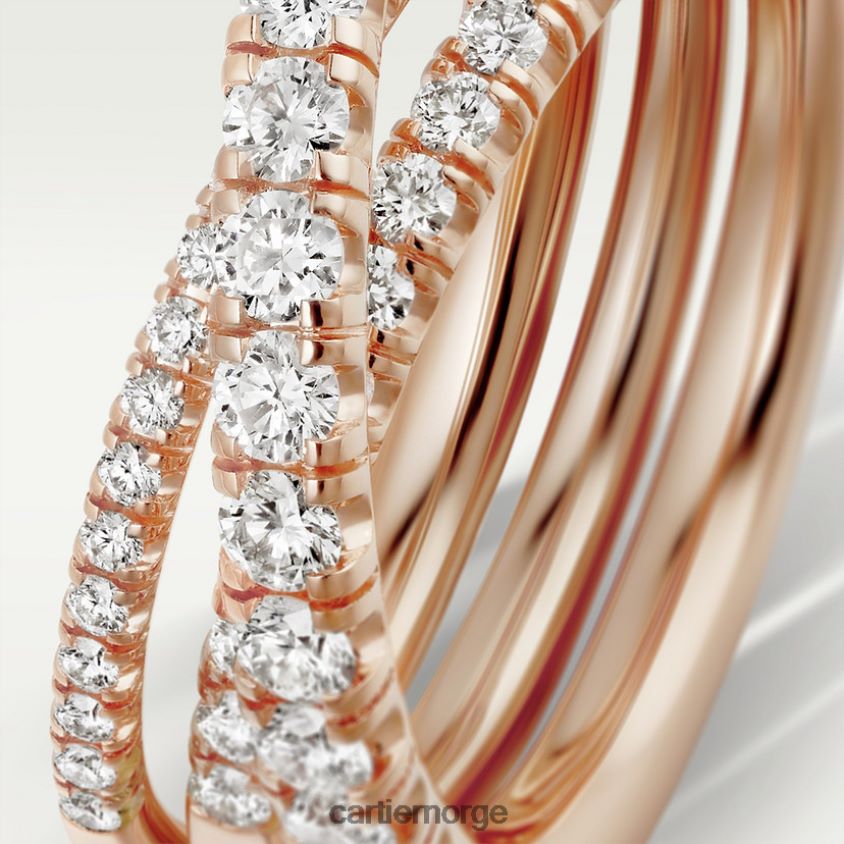 smykker Cartier etincelle ring Rose gull F4466N104