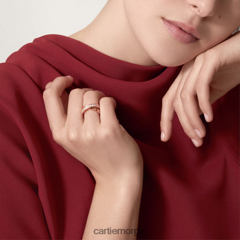 smykker Cartier etincelle ring Rose gull F4466N106