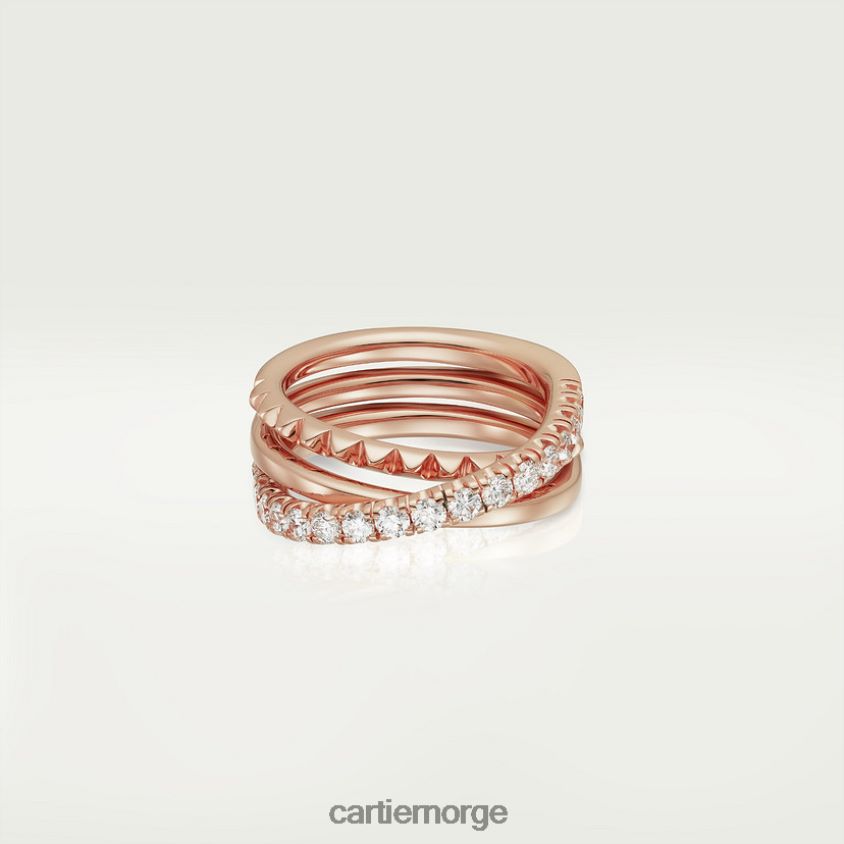 smykker Cartier etincelle ring Rose gull F4466N99