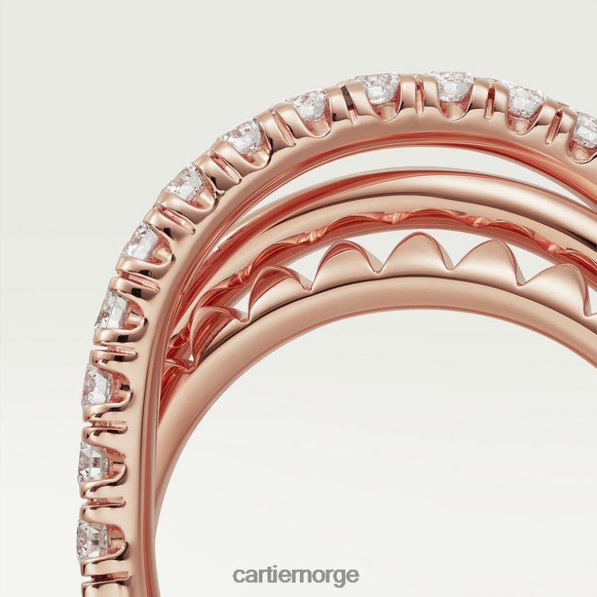 smykker Cartier etincelle ring Rose gull F4466N99