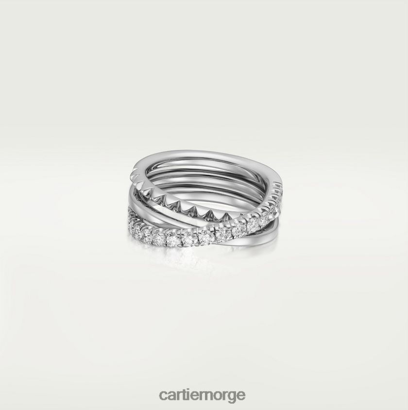 smykker Cartier etincelle ring hvitt gull F4466N100