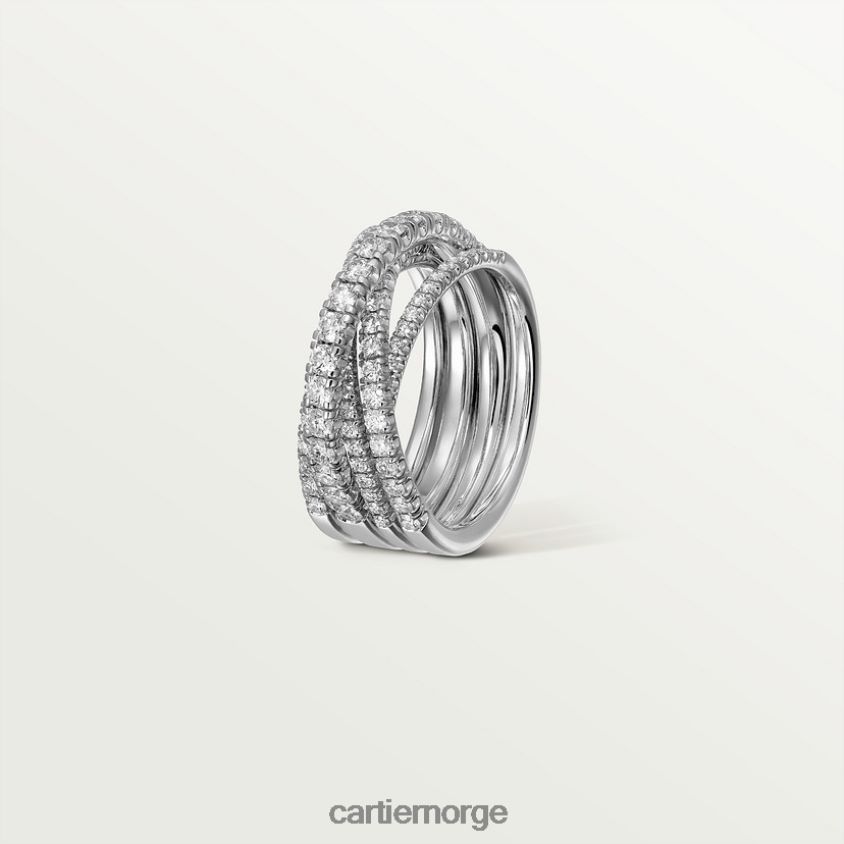 smykker Cartier etincelle ring hvitt gull F4466N102