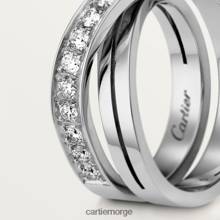 smykker Cartier etincelle ring hvitt gull F4466N105