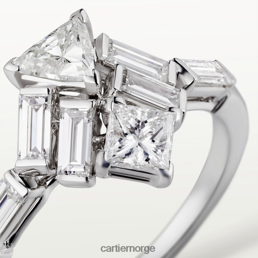 smykker Cartier refleksjonsring hvitt gull F4466N103