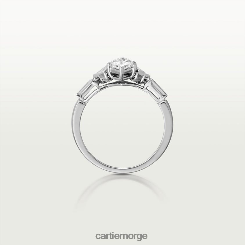 smykker Cartier refleksjonsring hvitt gull F4466N103