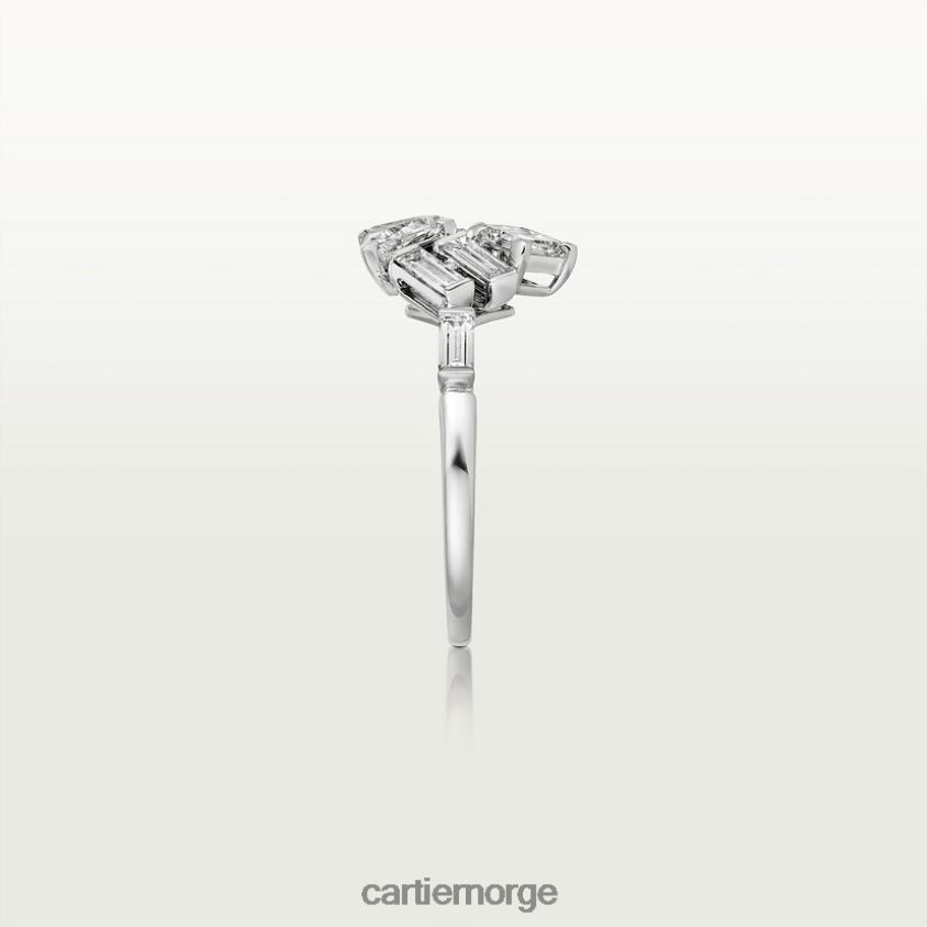 smykker Cartier refleksjonsring hvitt gull F4466N103