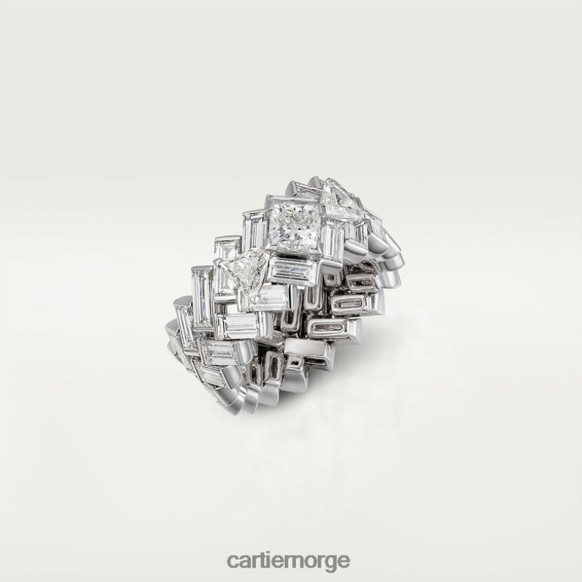 smykker Cartier refleksjonsring stilig F4466N112