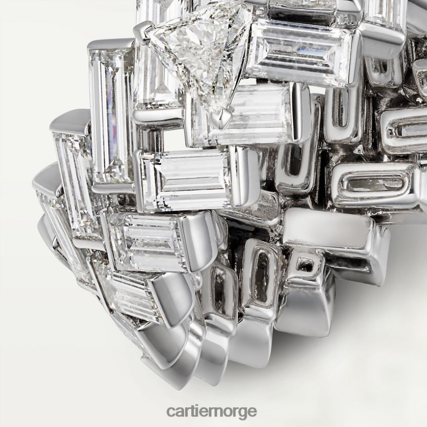 smykker Cartier refleksjonsring stilig F4466N112