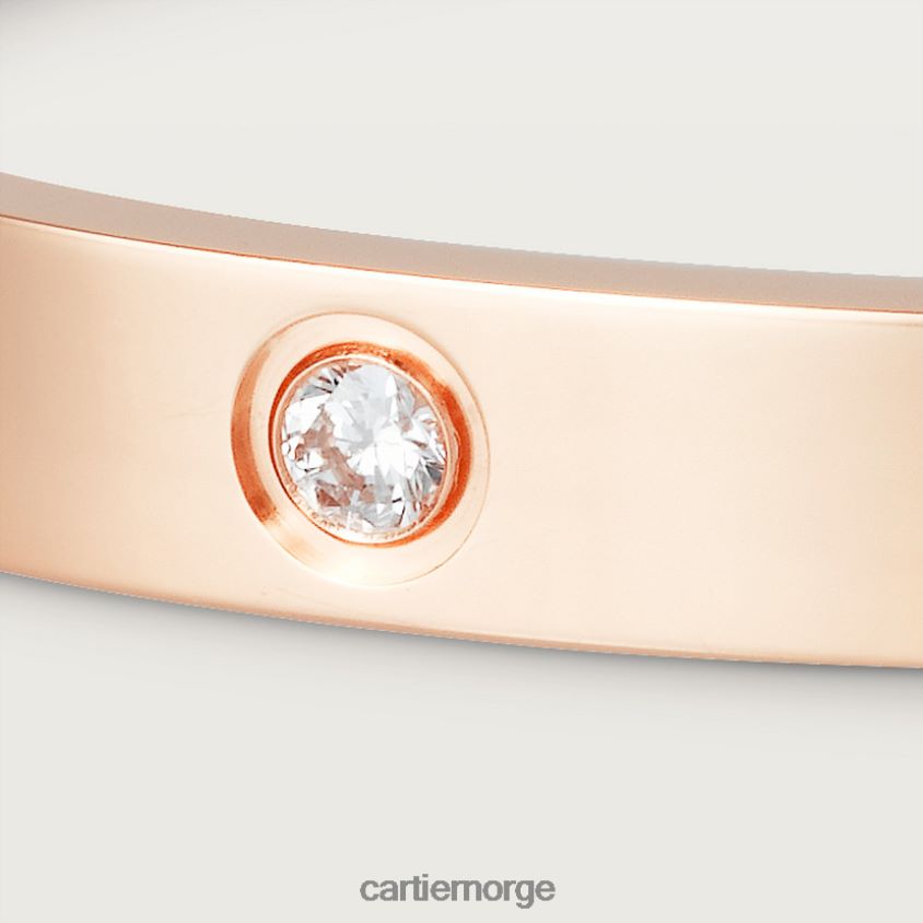 smykker Cartier kjærlighetsarmbånd, 4 diamanter Rose gull F4466N176