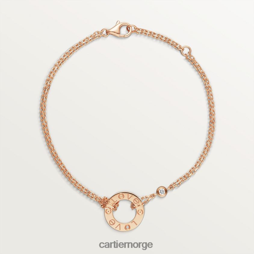 smykker Cartier kjærlighetsarmbånd Rose gull F4466N198