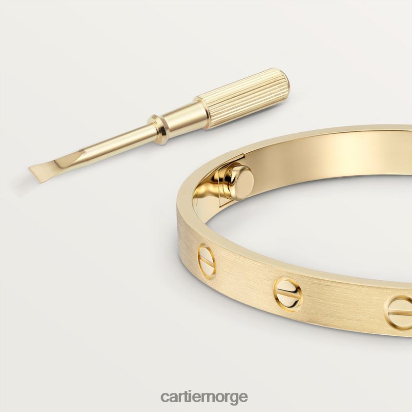 smykker Cartier kjærlighetsarmbånd gult gull F4466N158