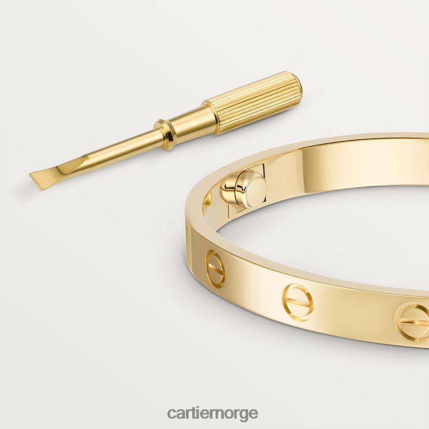smykker Cartier kjærlighetsarmbånd gult gull F4466N161