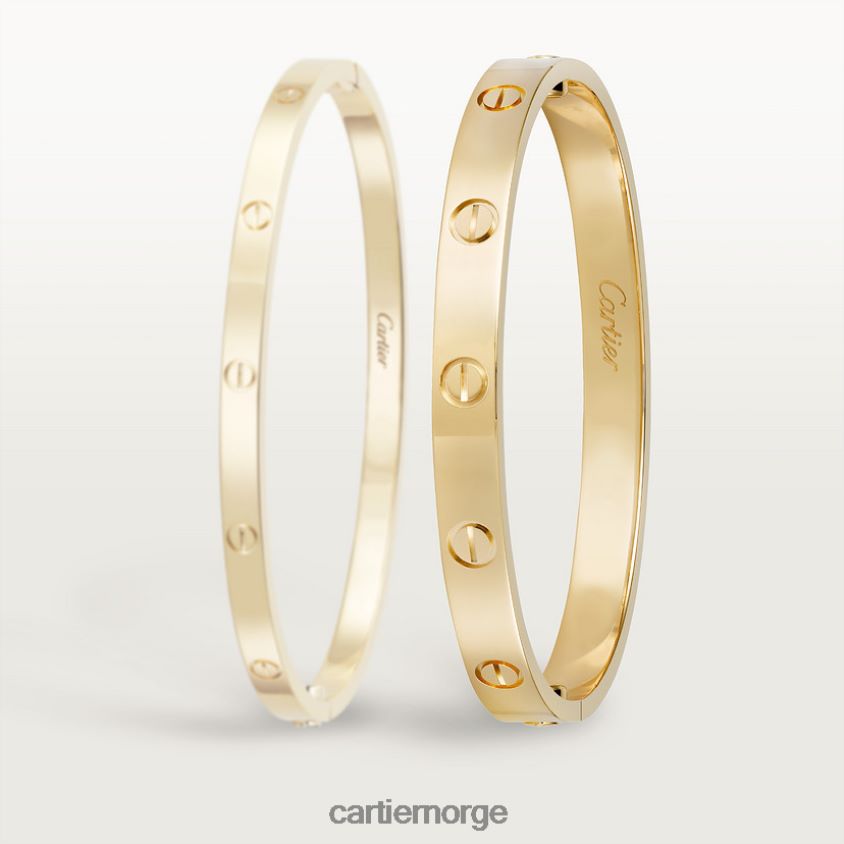 smykker Cartier kjærlighetsarmbånd gult gull F4466N161
