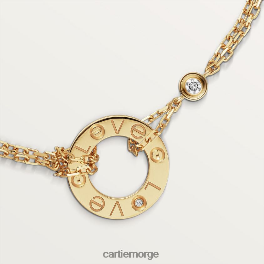 smykker Cartier kjærlighetsarmbånd gult gull F4466N187