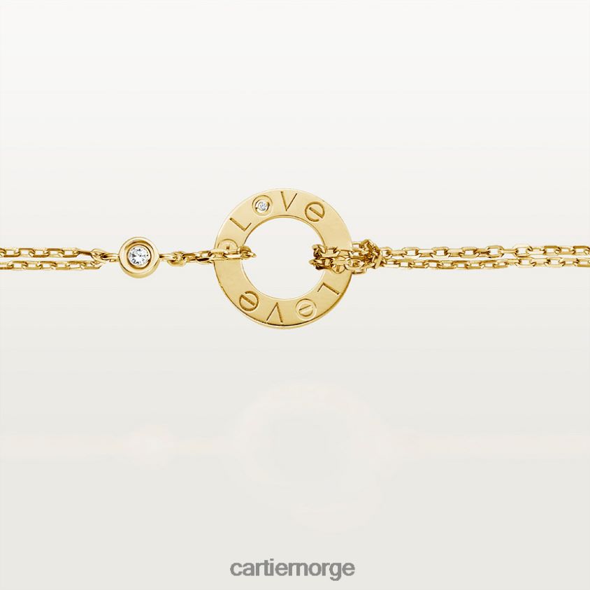 smykker Cartier kjærlighetsarmbånd gult gull F4466N187