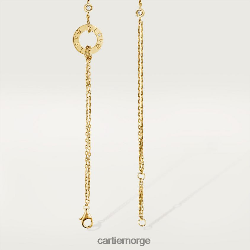 smykker Cartier kjærlighetsarmbånd gult gull F4466N187