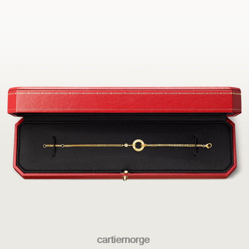 smykker Cartier kjærlighetsarmbånd gult gull F4466N187