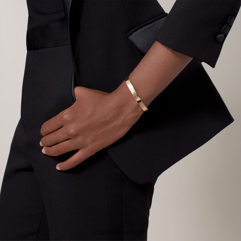 smykker Cartier kjærlighetsarmbånd gult gull F4466N190