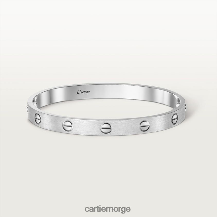 smykker Cartier kjærlighetsarmbånd hvitt gull F4466N159