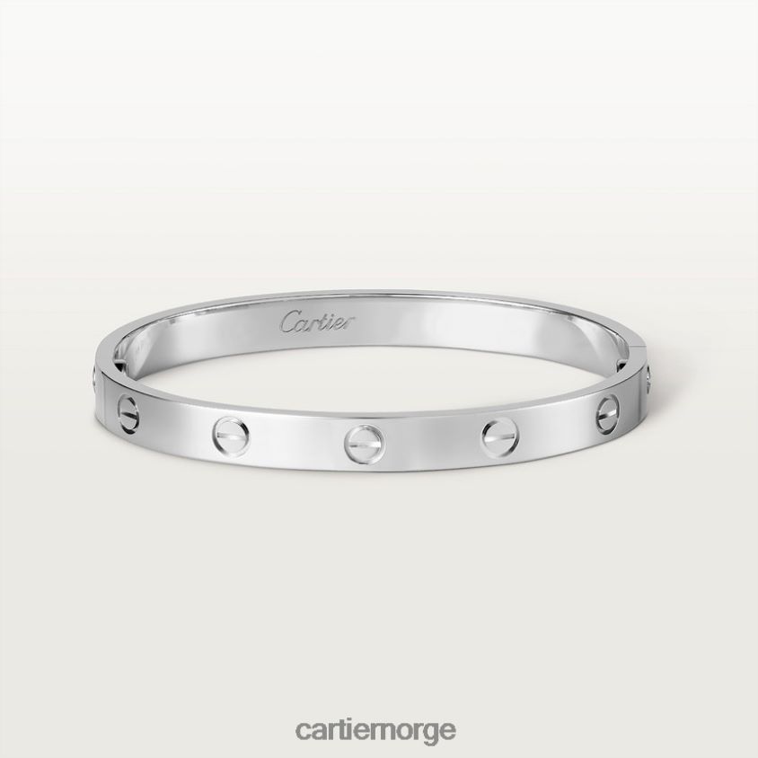 smykker Cartier kjærlighetsarmbånd hvitt gull F4466N162