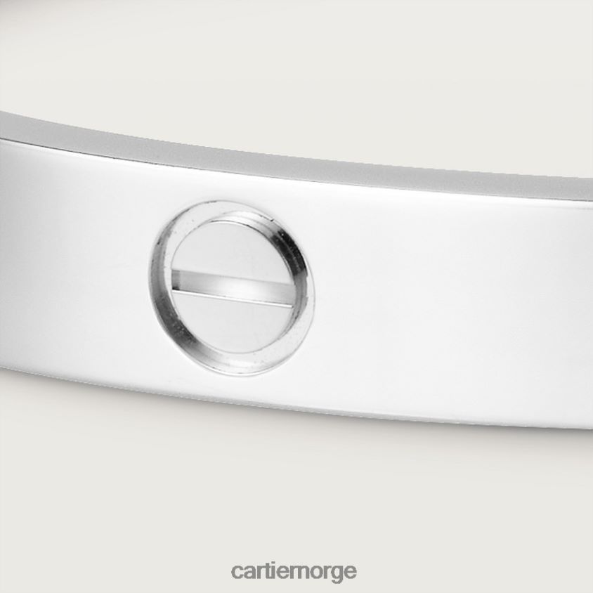 smykker Cartier kjærlighetsarmbånd hvitt gull F4466N162