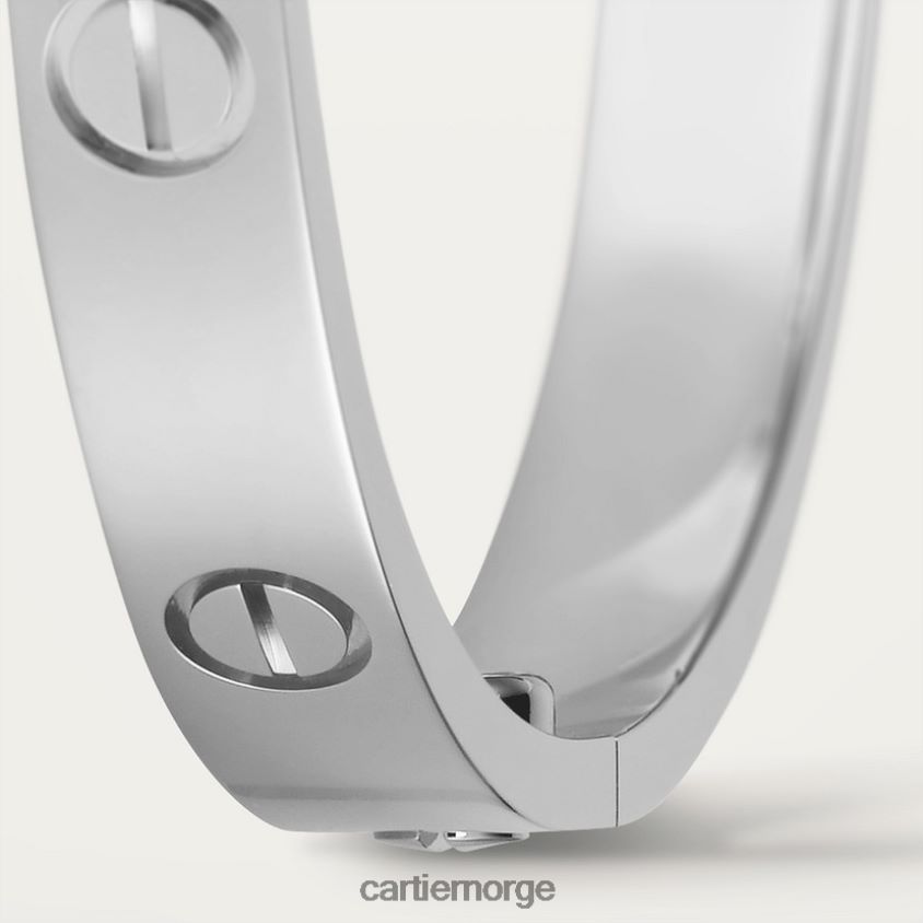 smykker Cartier kjærlighetsarmbånd hvitt gull F4466N162