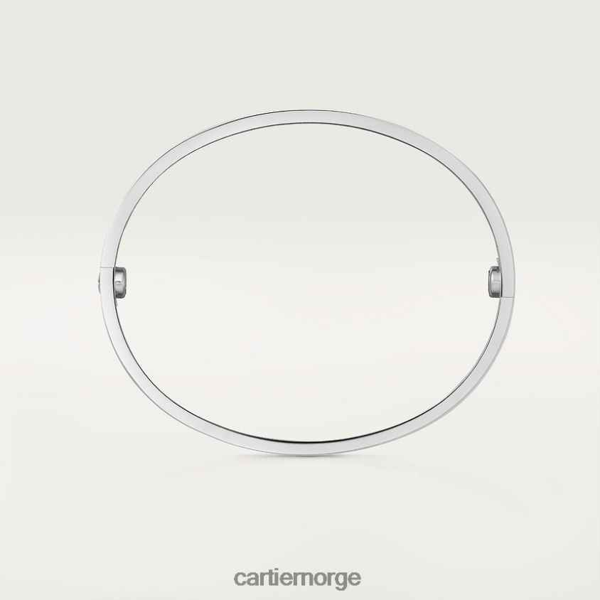 smykker Cartier kjærlighetsarmbånd hvitt gull F4466N162