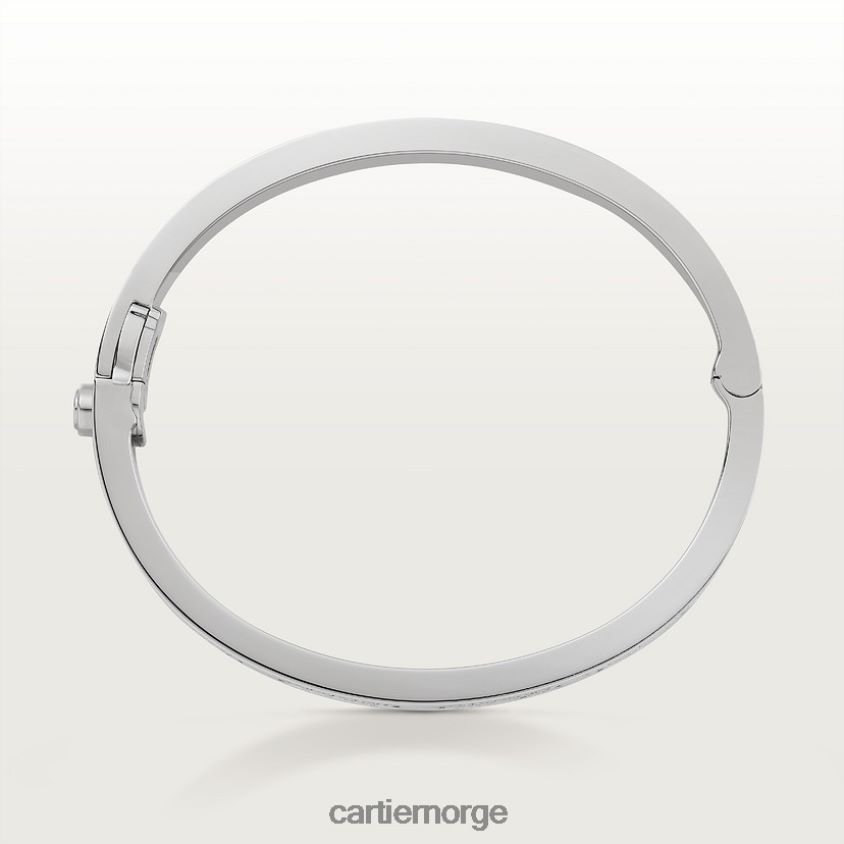 smykker Cartier kjærlighetsarmbånd hvitt gull F4466N174
