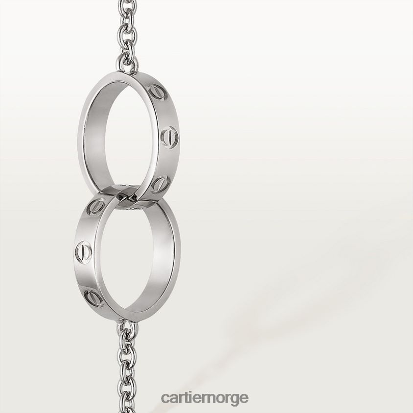 smykker Cartier kjærlighetsarmbånd hvitt gull F4466N186