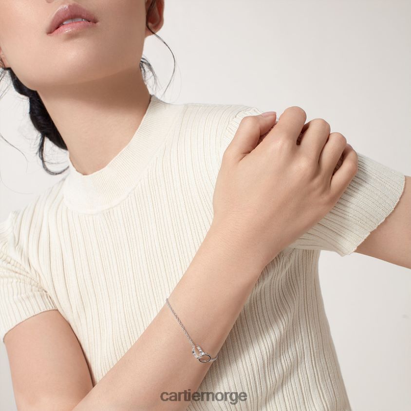 smykker Cartier kjærlighetsarmbånd hvitt gull F4466N186