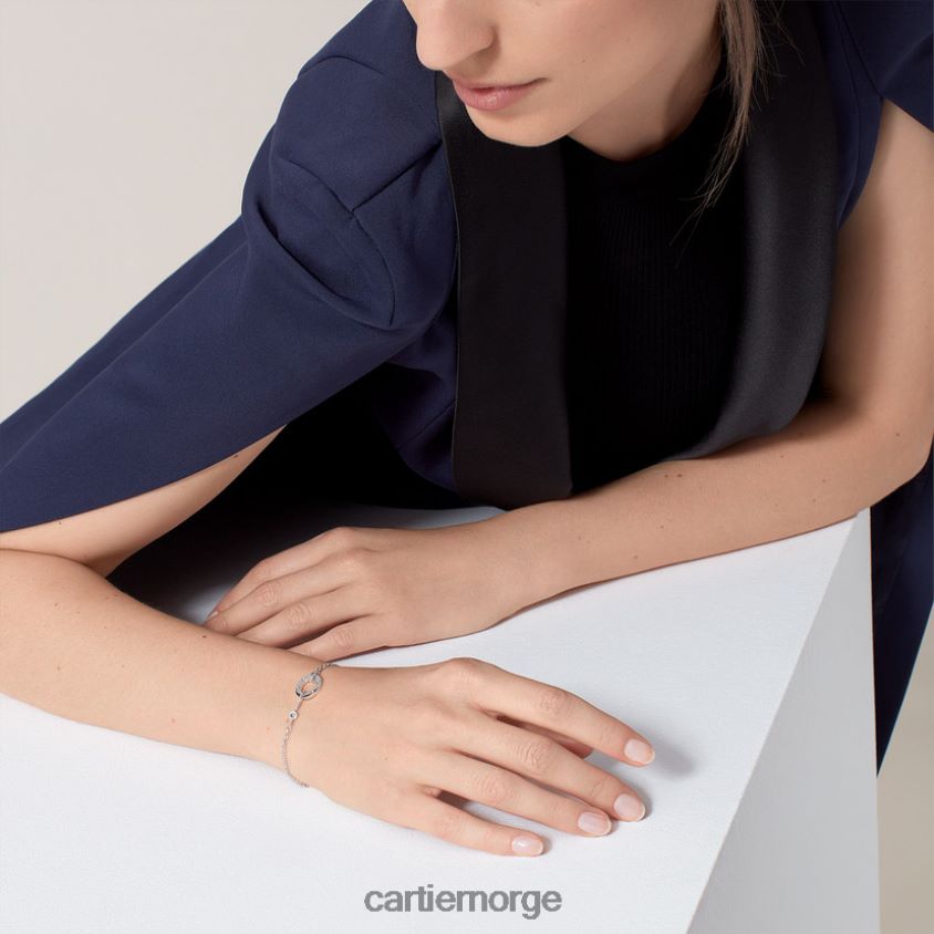 smykker Cartier kjærlighetsarmbånd hvitt gull F4466N188