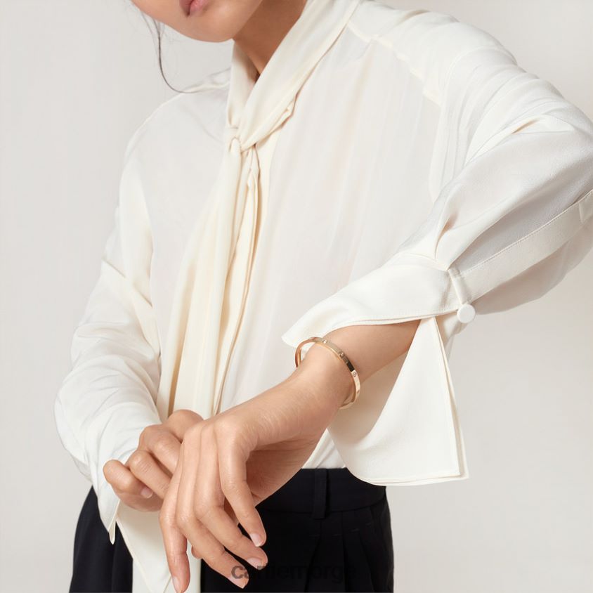 smykker Cartier kjærlighetsarmbånd, liten modell, 10 diamanter gult gull F4466N182