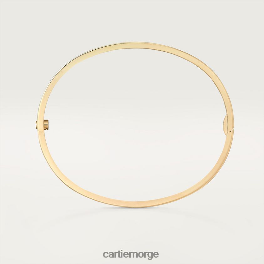 smykker Cartier kjærlighetsarmbånd, liten modell, 6 diamanter gult gull F4466N183