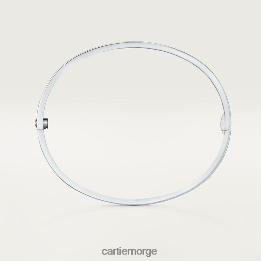 smykker Cartier kjærlighetsarmbånd, liten modell, 6 diamanter hvitt gull F4466N180