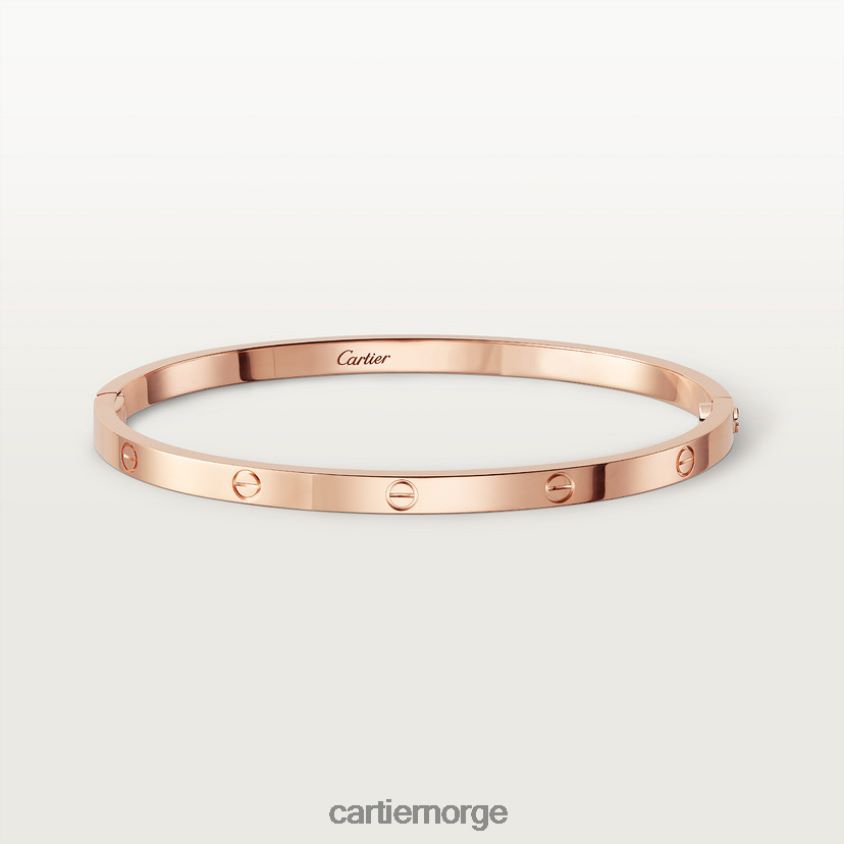smykker Cartier kjærlighetsarmbånd, liten modell Rose gull F4466N166
